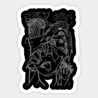 Deidara akatsuki Sticker